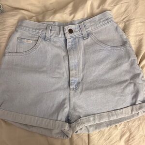 Lee Light Blue Jean Shorts